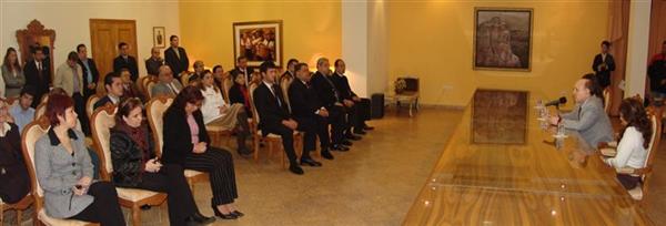 Aspecto general del acto en la Sala de Sesiones de la JE