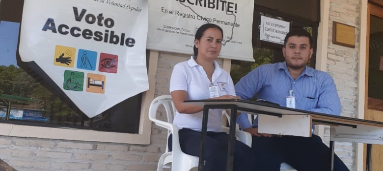 En SENADIS filial Caacupé, se puede solicitar el Voto en Mesa Accesible   