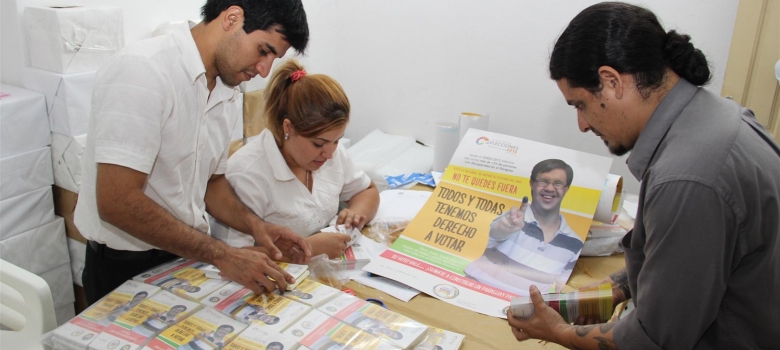 Justicia Electoral distribuirá materiales sobre elecciones inclusivas