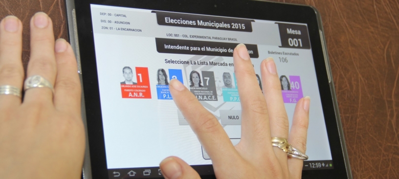 Justicia Electoral ofrece a Partidos Políticos simulacro del escrutinio informatizado