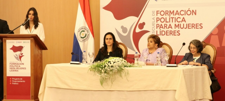 Formación política de mujeres líderes retribuirá en beneficio del país