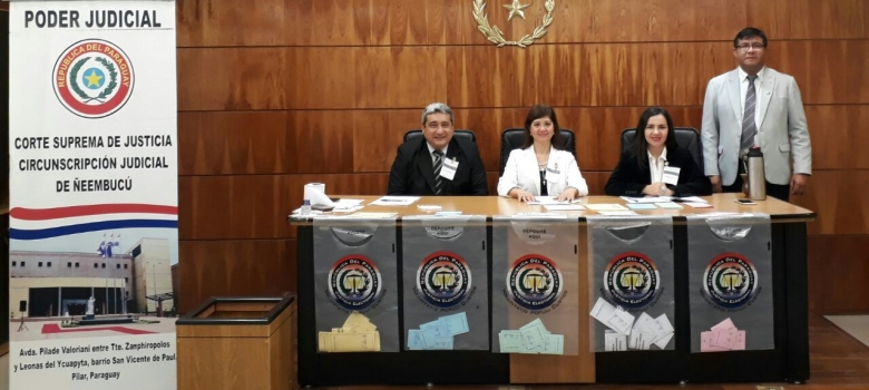 Magistrados electorales en comicios de Asociación de Jueces del Paraguay