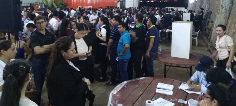 Asistencia técnica a elecciones de una organización intermedia con 8.500 electores habilitados