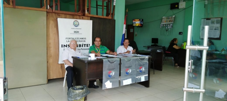 Registro Electoral de Caaguazú fue sede de las elecciones de una organización intermedia  