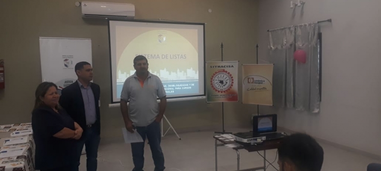 CIDEE capacitó a trabajadores de Cerámica Itauguá  sobre  ley de desbloqueo