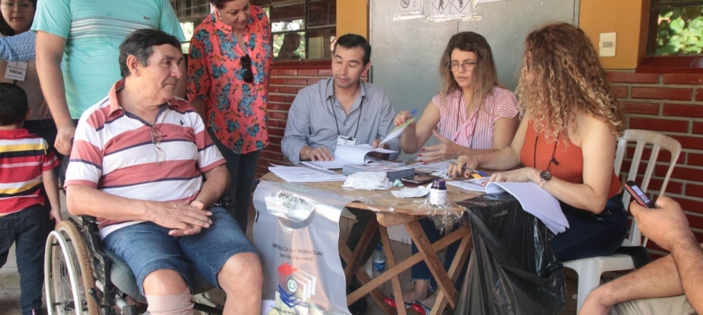 Electores son beneficiados con el Voto en Casa en Elecciones en Ciudad del Este