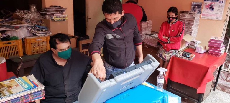 Verificación Voto en Casa continúa en barrios de La Encarnación