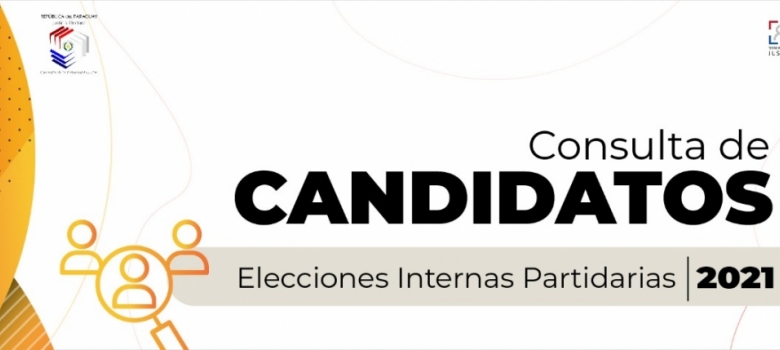 Consulta de postulantes a cargos electivos en internas, disponible en web de la Justicia Electoral