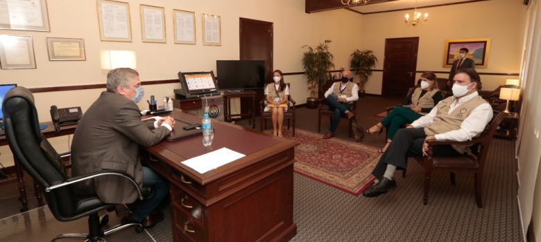 Misión de Observación de la OEA se reunió con Ministro Bestard y autoridades de la Justicia Electoral 