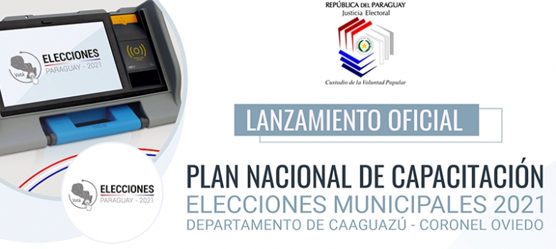 Autoridades de la Justicia Electoral presentarán Plan de Capacitación en Caaguazú