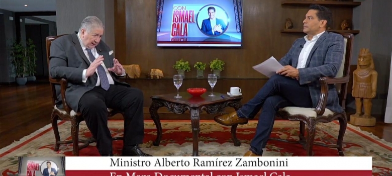 Ministro Ramírez Zambonini: “Que mi legado sea una institución con un funcionamiento óptimo”