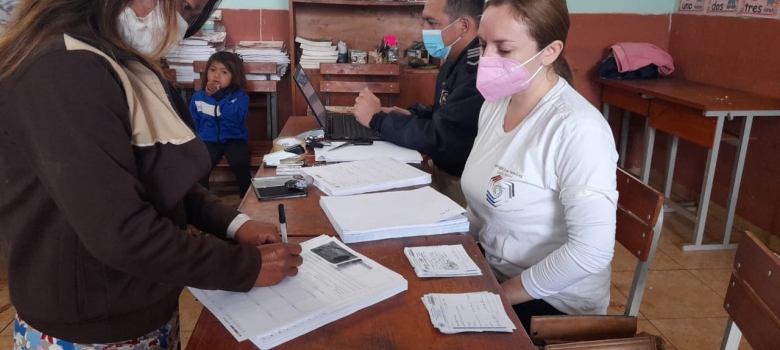 Prosigue divulgación de la Máquina de Votación en comunidades Indígenas de Itapúa