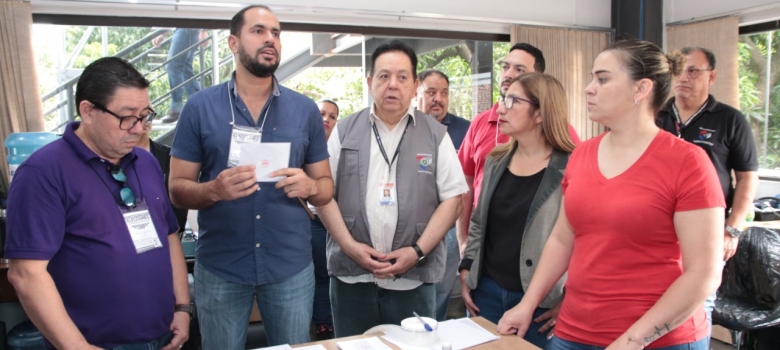 Verificaron maletines electorales de las Mesas Receptoras de Votos de la ANR
