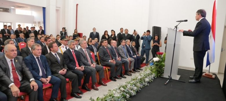 Ministros del TSJE presentes en inauguración de nueva sede del Consejo de la Magistratura