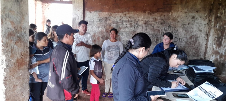 Comunidades indígenas de Caazapá actualizaron sus datos en el RCP