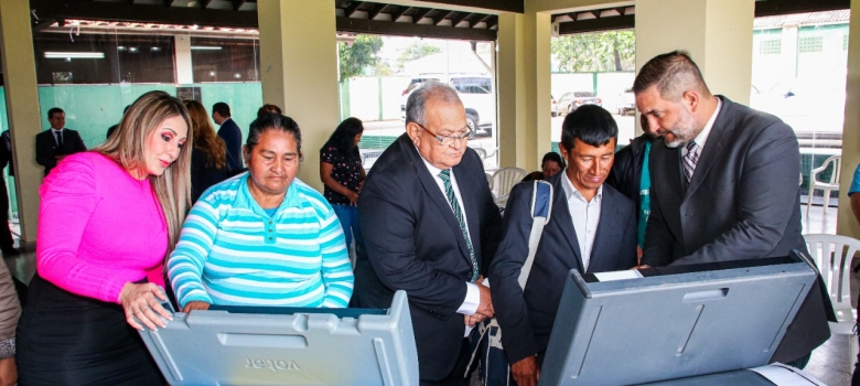 Lanzan Plan de Capacitación sobre uso de la Máquina de Votación a comunidades indígenas