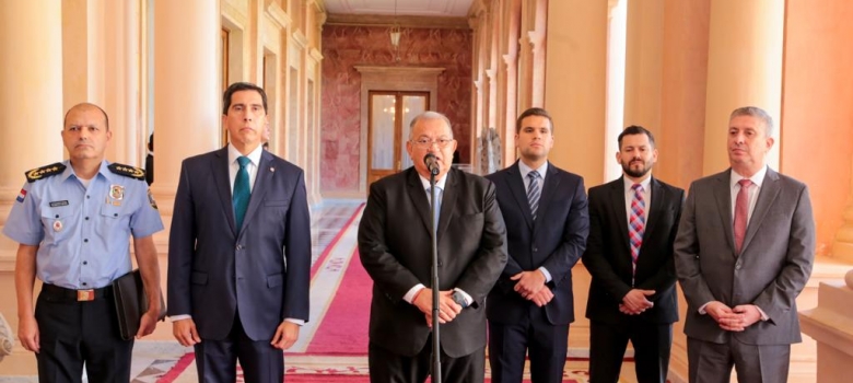 Ministros del TSJE mantuvieron reunión en Palacio de López 