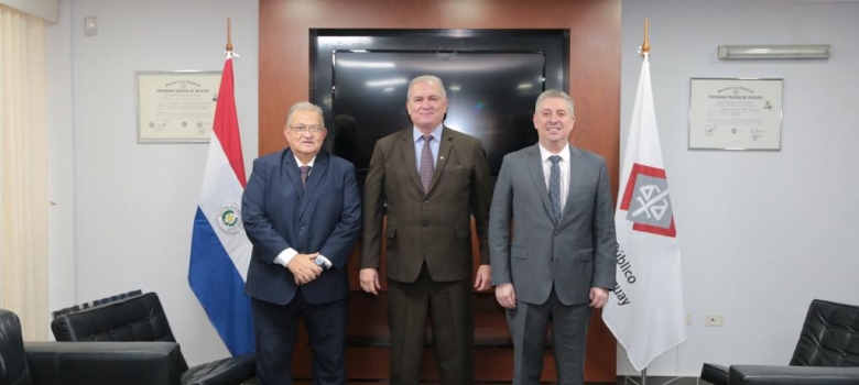 Ministros del TSJE visitaron al Fiscal General del Estado