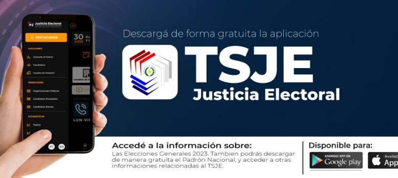Justicia Electoral desarrolló aplicación para celulares con datos útiles para la ciudadanía