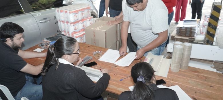 Entregan materiales electorales a Coordinaciones Departamentales para la Elección de Abogados 