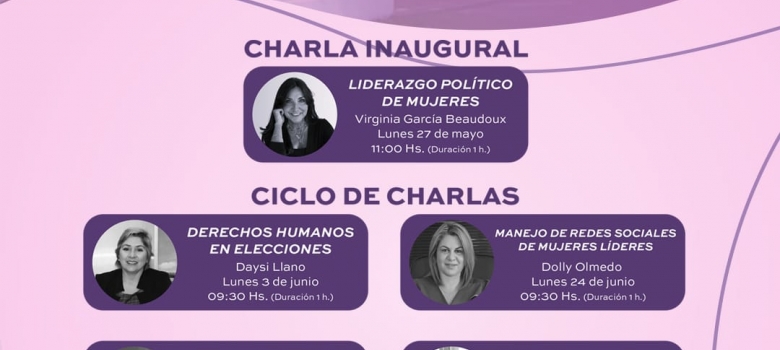 Justicia Electoral inicia ciclo de charlas en el Centro Ciudad Mujer