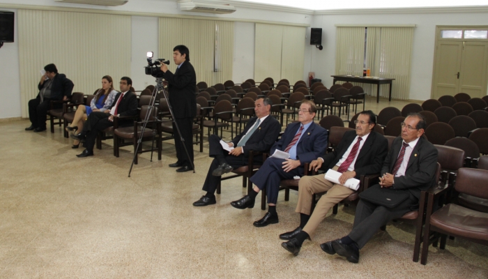 Presidente del TSJE se reuniÃ³ con Magistrados Electorales