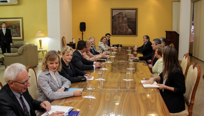 Ministros del TSJE se reunieron con delegaciÃ³n de la UE