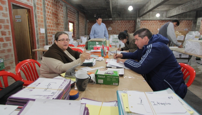 Partieron materiales, documentos y Ãºtiles electorales para los Distritos mÃ¡s lejanos de la Capital