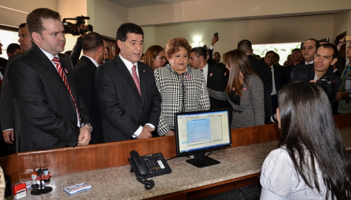 TSJE presente en la inauguraciÃ³n del Registro Civil de las Personas en la ciudad de San Juan Bautista.