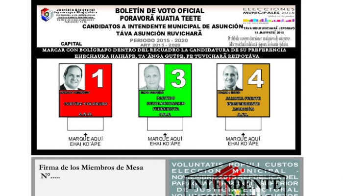Convocan a los apoderados de agrupaciones polÃ­ticas para aprobaciÃ³n de Modelos de Boletines de Voto