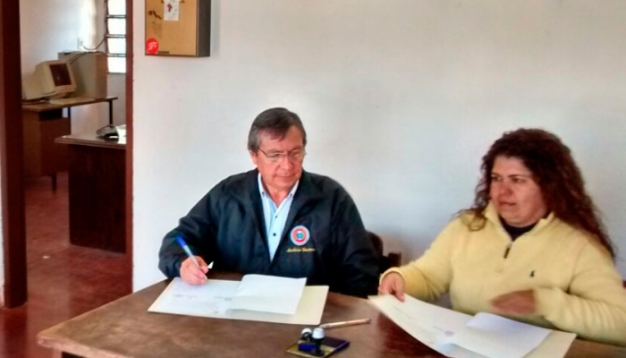 Oficina del Registro Electoral de SantanÃ­ trabaja con SENASA para fortalecer Juntas de Saneamiento 