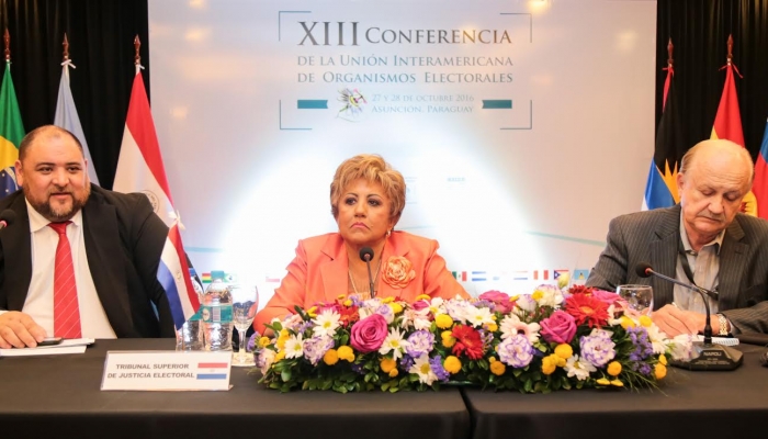 Sistema de TransmisiÃ³n de Resultados Electorales Preliminares de Paraguay fue expuesto en la XIII Conferencia de la UNIORE 