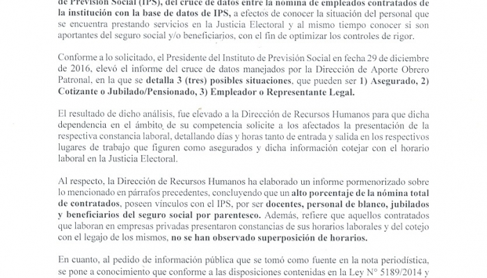 Justicia Electoral ratifica compromiso con la transparencia administrativa y polÃ­ticas de racionalizaciÃ³n de recursos humanos