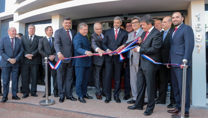 Ministros del TSJE presentes en inauguraciÃ³n de nueva sede del Consejo de la Magistratura