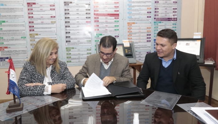 TSJE y ConcertaciÃ³n âPara un nuevo Paraguayâ firman Convenio de CooperaciÃ³n