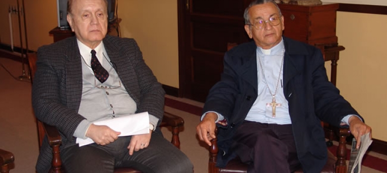 Comitiva, Integrada por Monseñor Medina, Visitó al Presidente del TSJE