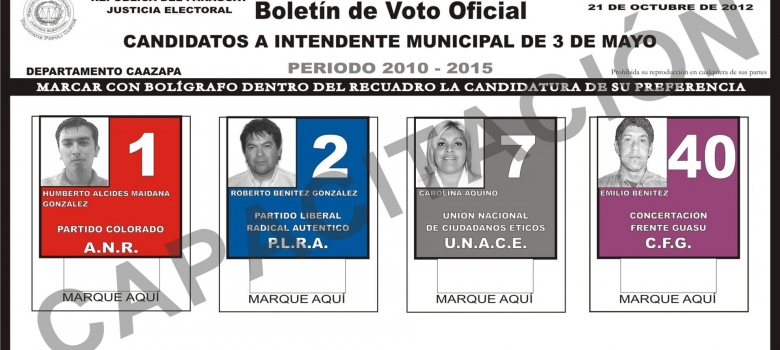 Distrito de 3 de Mayo realiza elecciones municipales por primera vez