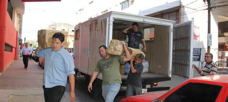 Justicia Electoral comenzó entrega de material logístico a la ANR