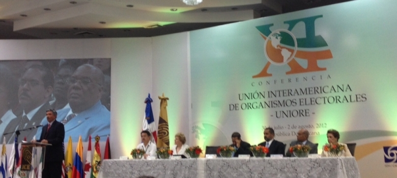 Presidente del TSJE participa de XI Conferencia de la Unión Interamericana de Organismos Electorales 