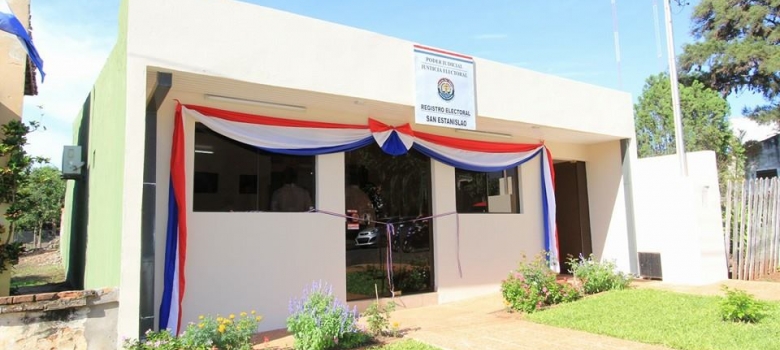 Justicia Electoral inaugura oficina distrital del Registro Electoral en San Estanislao