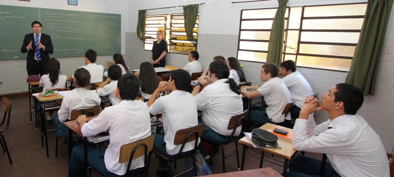 Capacitaron sobre proceso electoral a estudiantes del Colegio San Cristóbal