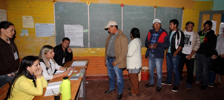 Hasta el mediodía se registró más del 40 % de participación en Tacuatí