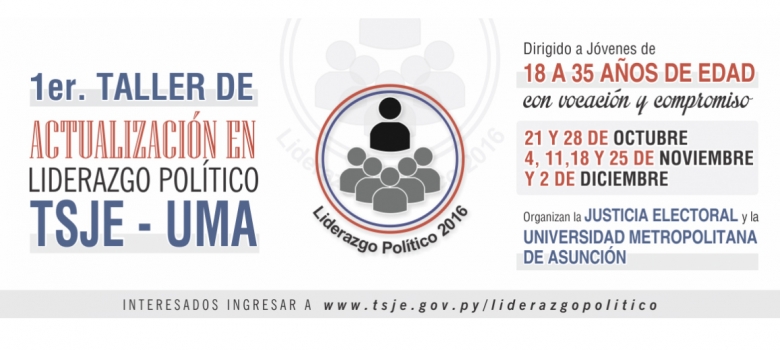 Más de 150 personas participarán del curso “Actualización en Liderazgo Político”