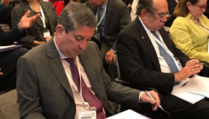 Presidente del TSJE participa de Conferencia sobre Integridad Electoral en AmÃ©rica Latina