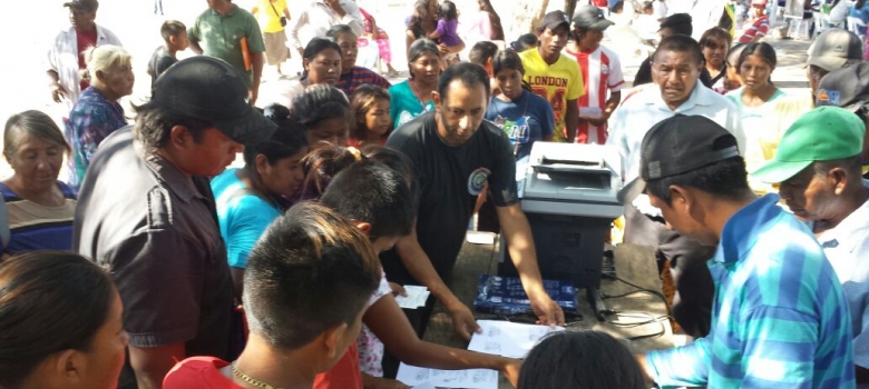 A más de 1.200 pobladores de comunidades indígenas llega Programa impulsado por la Justicia Electoral