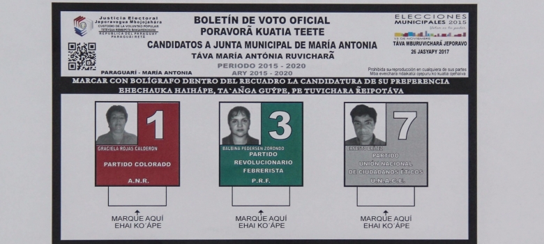 Diseñan modelos de boletines de voto para Elecciones Municipales del 26 de marzo