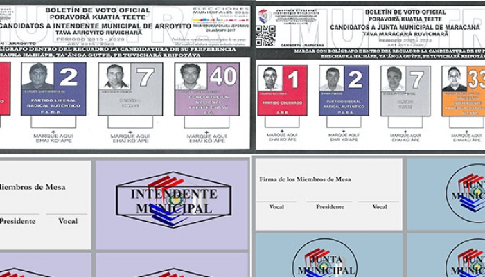 Modelos de Boletines de Voto para Elecciones Municipales de nuevos distritos fueron publicados en medios periodÃ­sticos