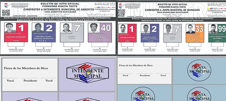 Modelos de Boletines de Voto para Elecciones Municipales de nuevos distritos fueron publicados en medios periodísticos