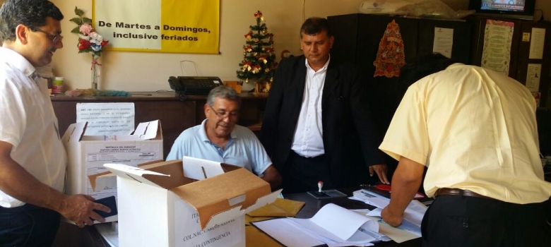 Útiles, materiales y documentos electorales llegaron a destino para Elecciones Internas de este domingo
