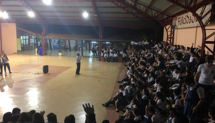 Masiva participaciÃ³n de estudiantes de EncarnaciÃ³n en charla sobre civismo
